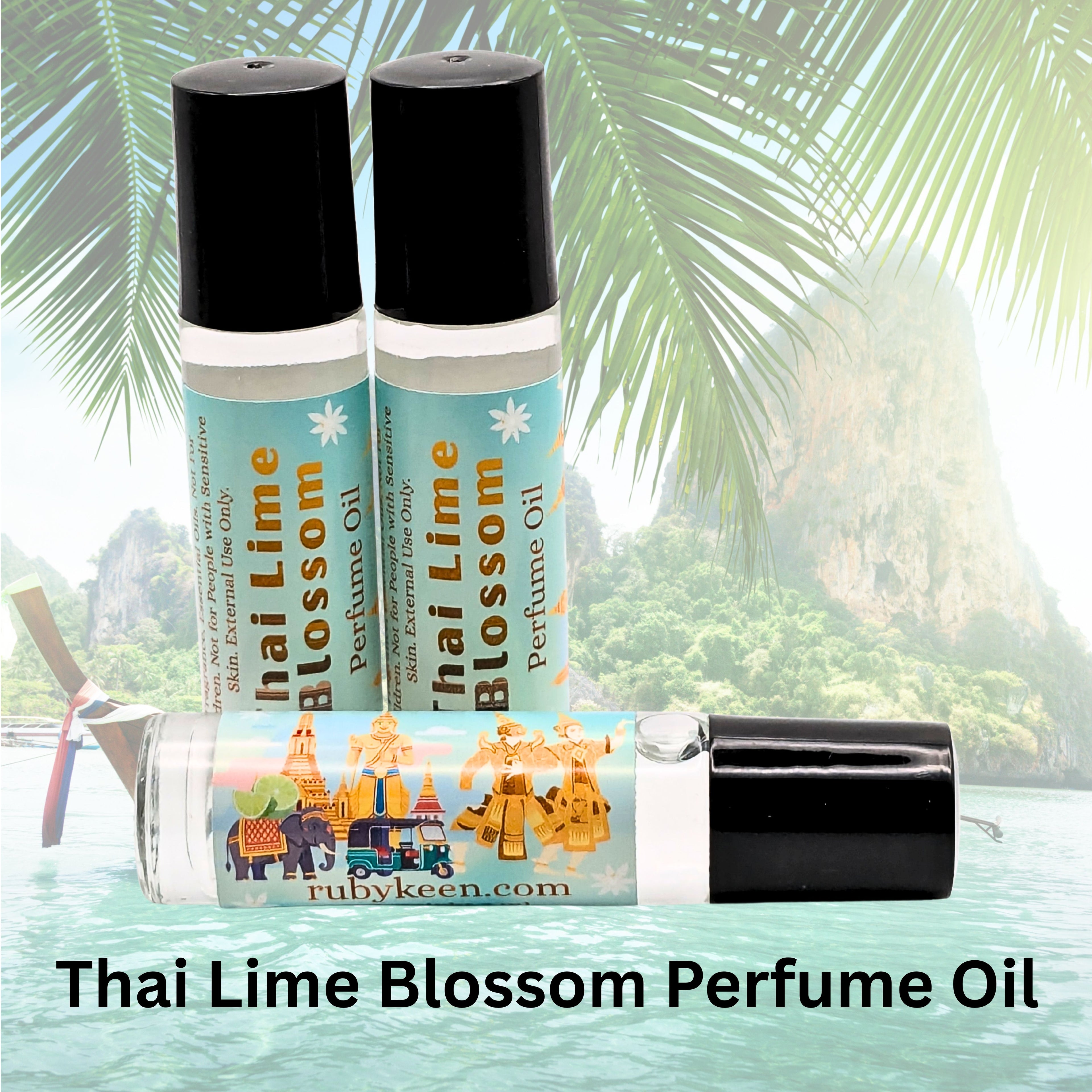 Thai Lime Blossom Perfume Oil | Tropical Lime and Pineapple Fragrance image 0