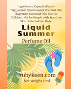 Beach Inspired Roll-On Perfume - Liquid Summer Perfume Oil | Tropical Perfume image 5