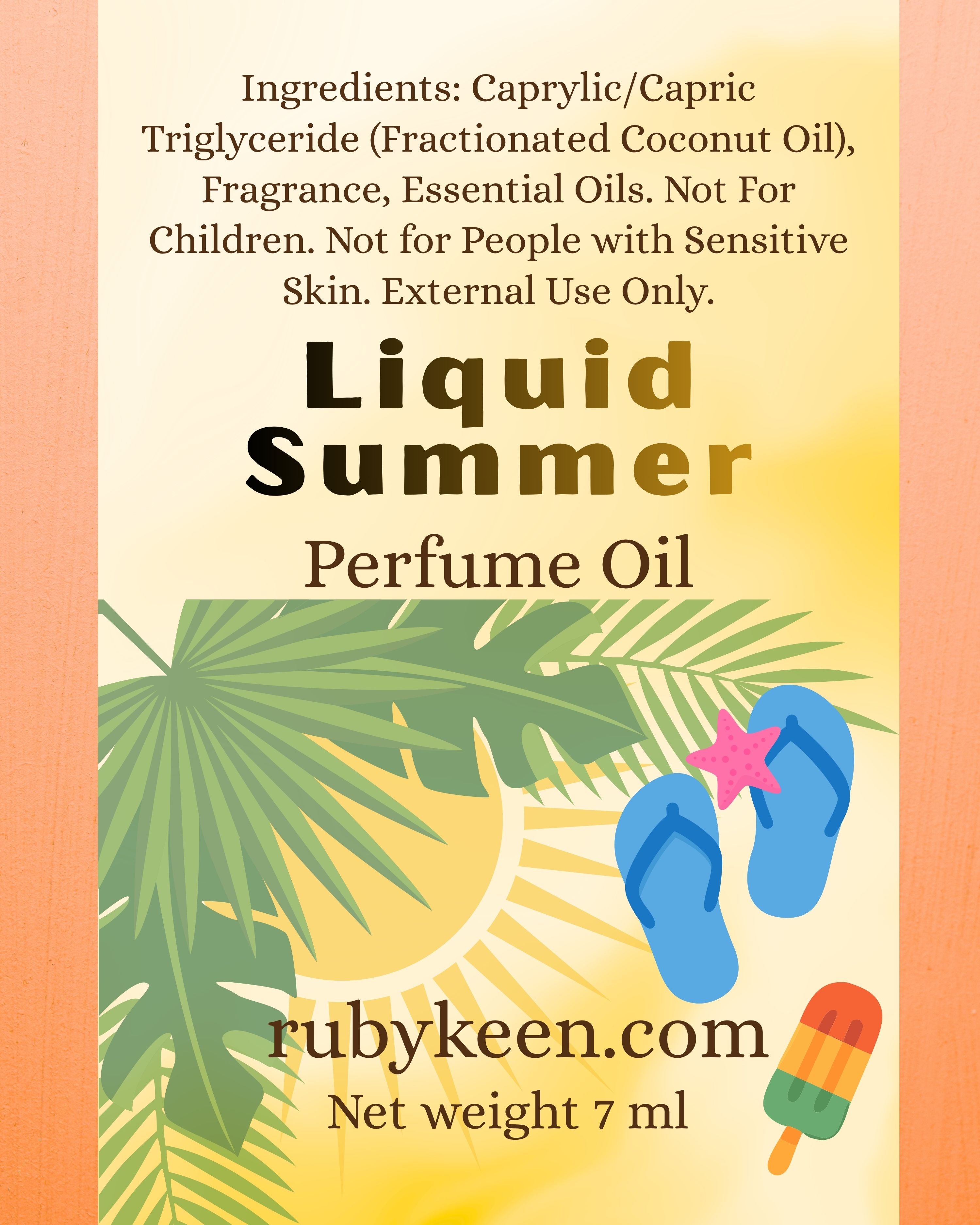 Beach Inspired Roll-On Perfume - Liquid Summer Perfume Oil | Tropical Perfume image 5
