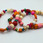Colorful Beaded Bracelets for Women Jewelry Boho Beaded 3 Stacked Set image 1