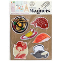 Japanese Geisha Themed Fridge Magnets Kitchen Decor Miniature Food Magnets image 0