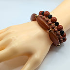 Beaded Bracelets for Women Jewelry Boho Beaded 3 Stacked Set image 1