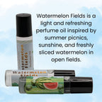 Watermelon Fields Perfume Oil | Fresh Watermelon & Cut Grass Fragrance 7 ml image 1