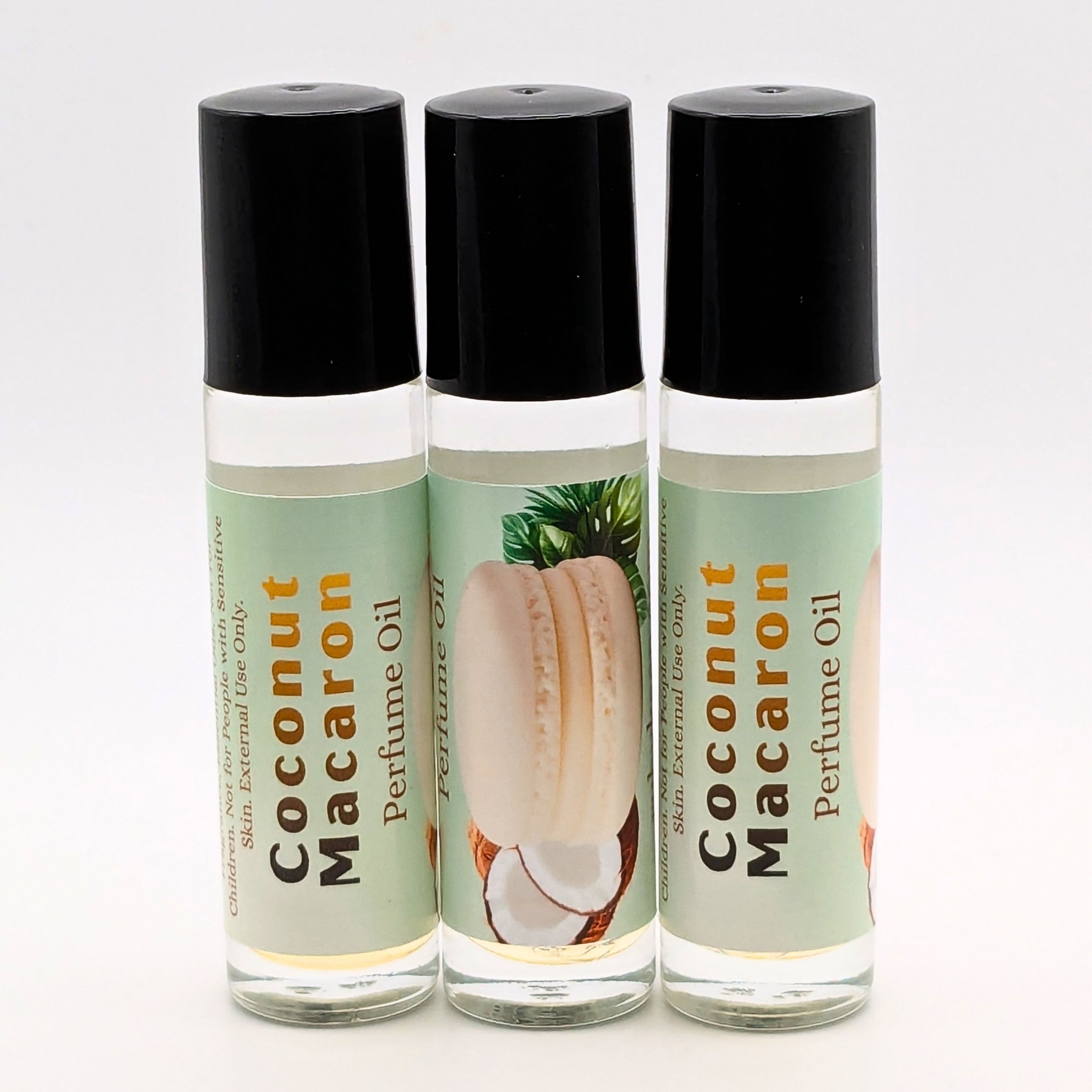 Coconut Macaron Perfume Oil | Sweet Coconut and Bakery Cookie Fragrance image 5