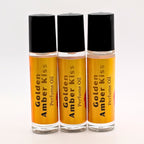 Golden Amber Kiss Perfume Oil, Ambrosia Pear Honey Scent, 7ml Rollerball image 5
