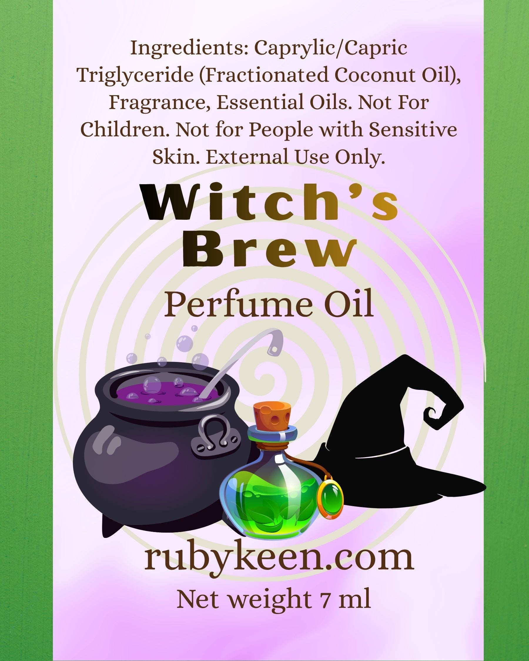 Witch's Brew Perfume Oil | Mystical Herbal Fragrance | Citrus & Clary Sage image 5