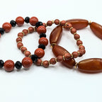 Beaded Bracelets for Women Jewelry Boho Beaded 3 Stacked Set image 2