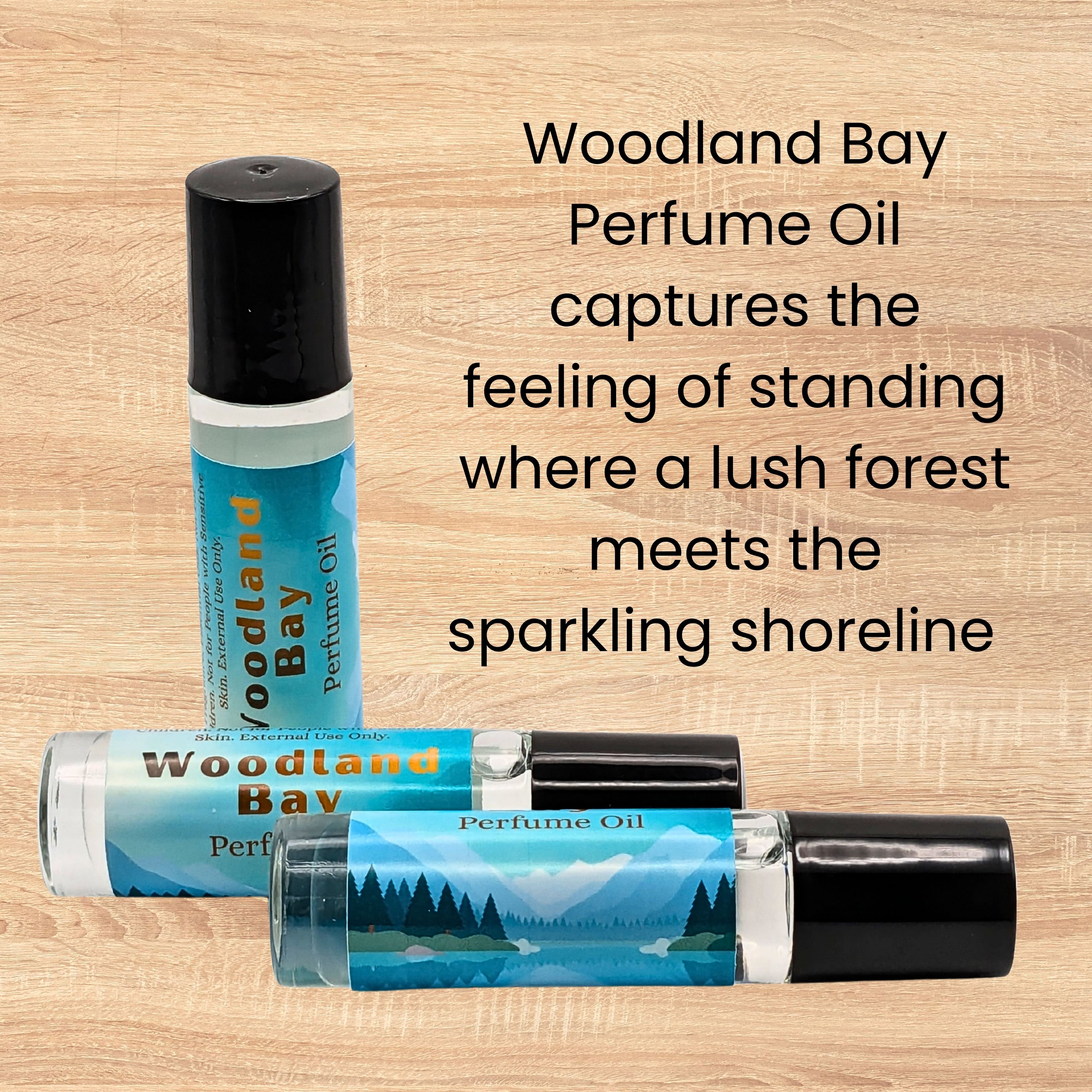 Woodland Bay Perfume Oil | Fresh Marine And Citrus Fragrance | Melon, Bergamot image 1