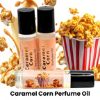 Caramel Corn Perfume Oil | Sweet Gourmand Roll On Fragrance | 7 ml Handmade Bakery Scent | Summer Fair Treat | Cozy Dessert Perfume