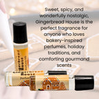 Gingerbread House Perfume Oil | Spiced Vanilla Bakery Roll On Fragrance | 7 ml