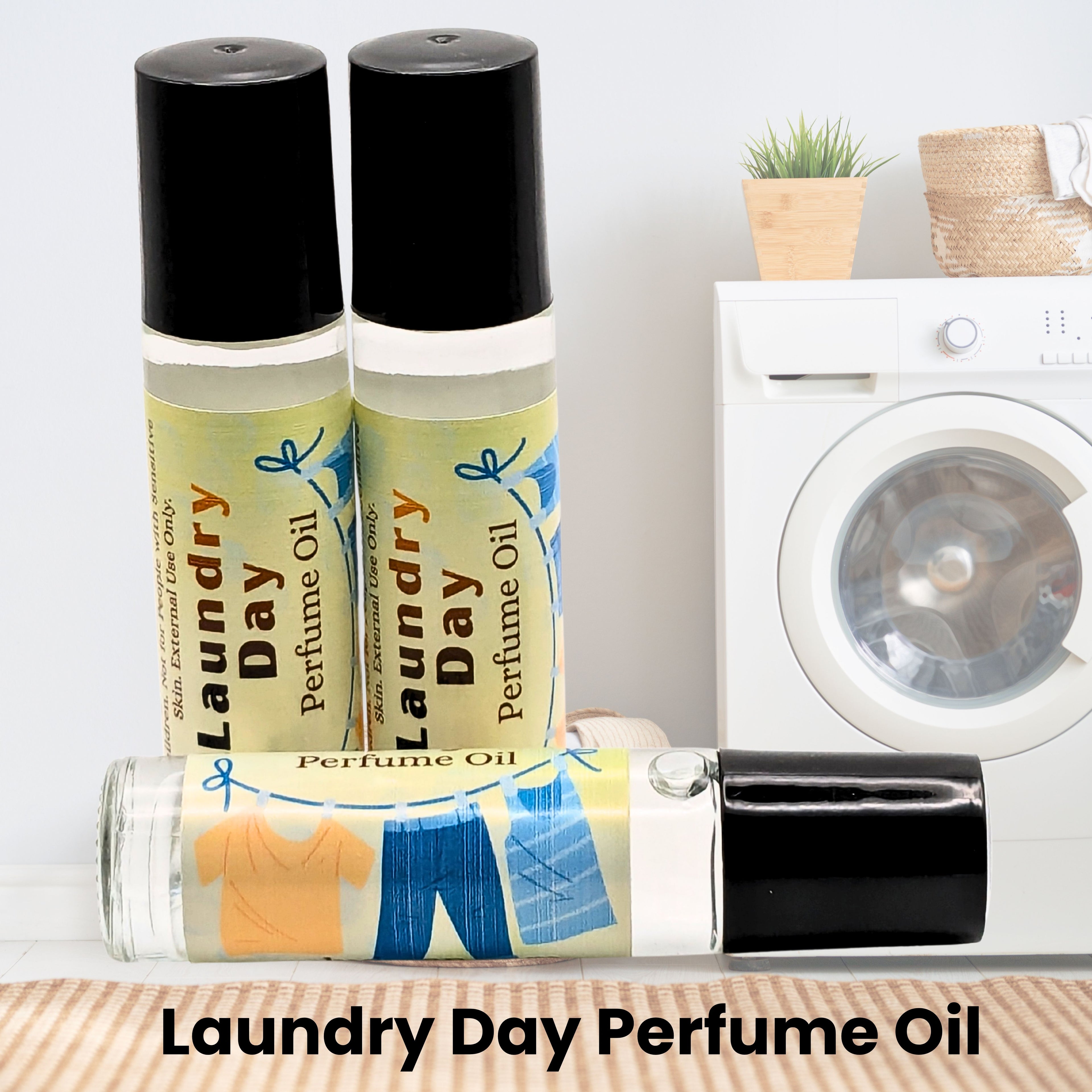 Laundry Day Perfume Oil | Fresh Rain & Cotton Fragrance | Clean Linen Scent image 0
