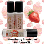 Strawberry Shortcake Perfume Oil | Sweet Fruit and Vanilla Bakery Scent (7ml) image 0