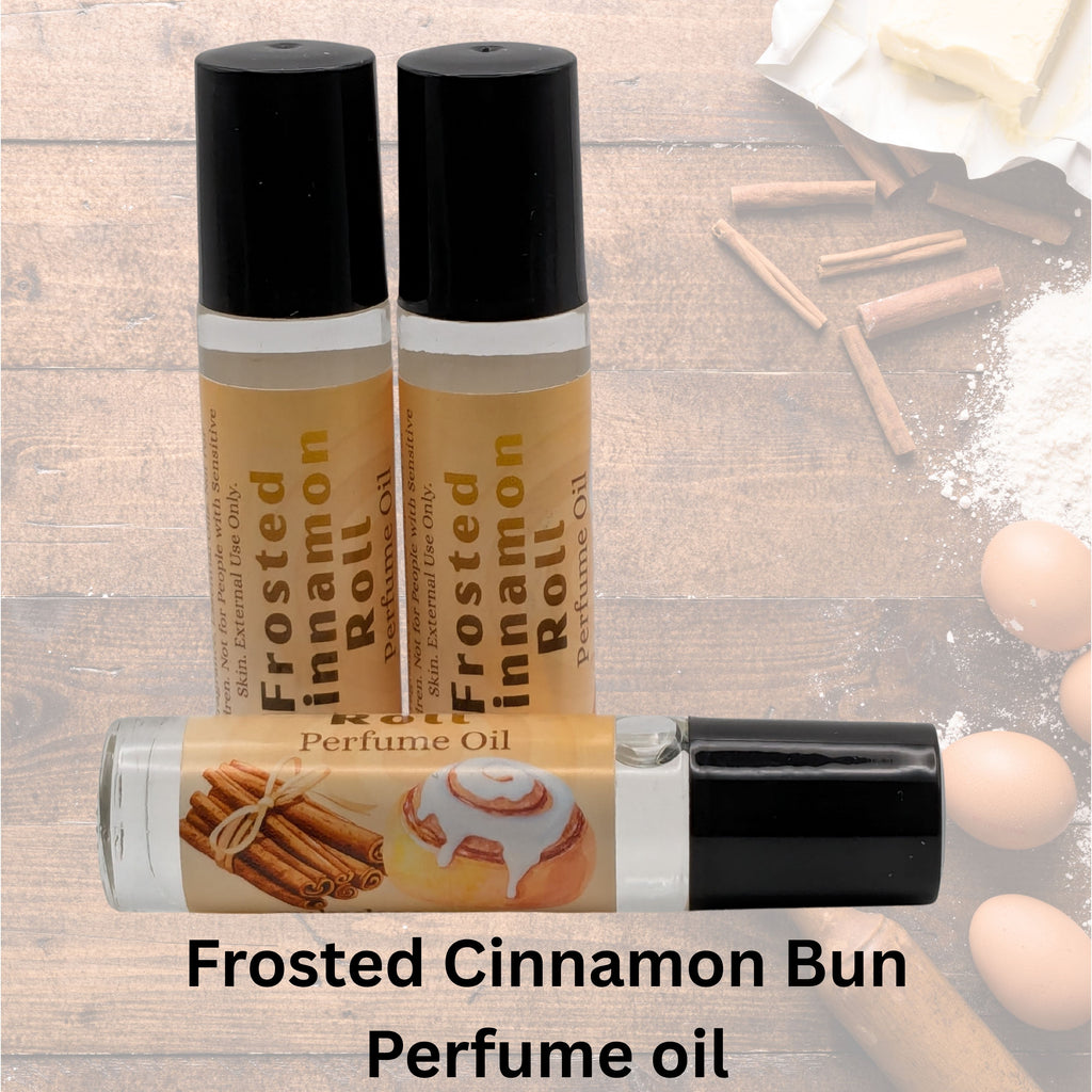 Frosted Cinnamon Bun Perfume Oil | Sweet Bakery Roll On Fragrance | 7 ml image 0