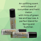 Cucumber Melon Perfume Oil | Green Tea, Fresh Scent | 7ml Rollerball image 1