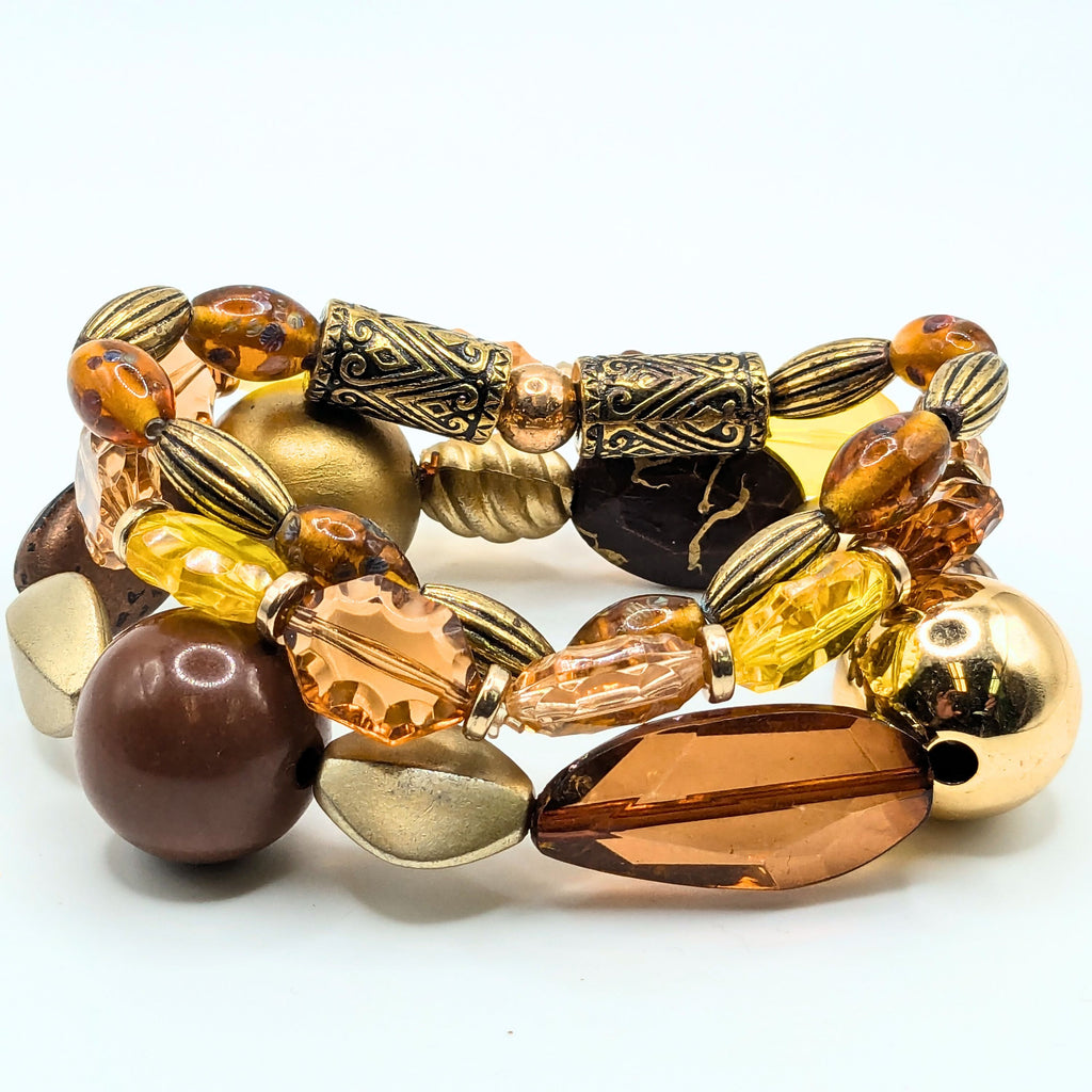 Beaded Bracelets for Women Jewelry Boho Beaded 3 Stacked Set image 0