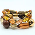 Beaded Bracelets for Women Jewelry Boho Beaded 3 Stacked Set image 0