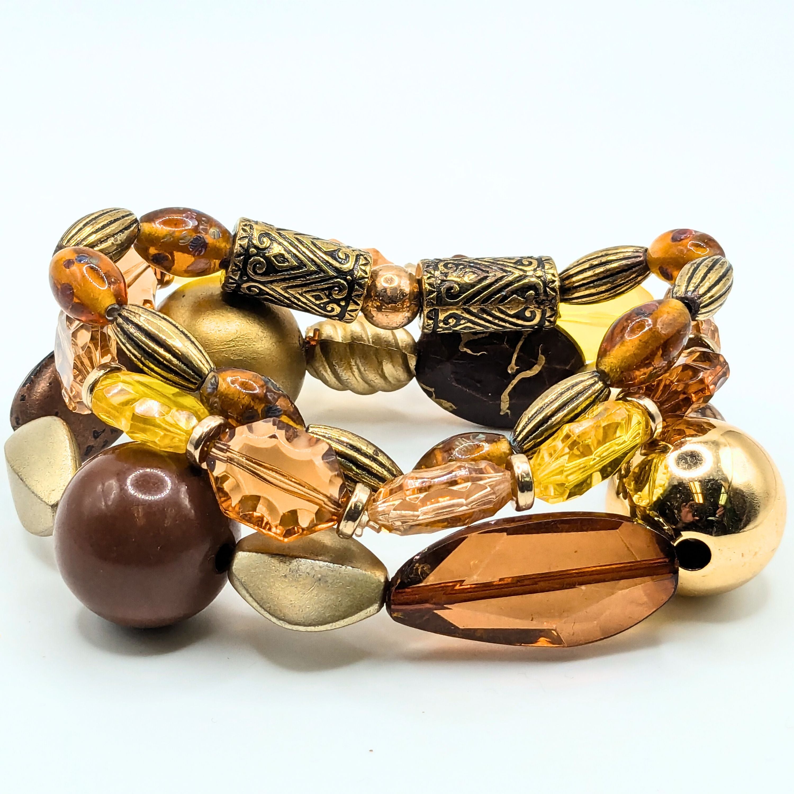 Beaded Bracelets for Women Jewelry Boho Beaded 3 Stacked Set image 0