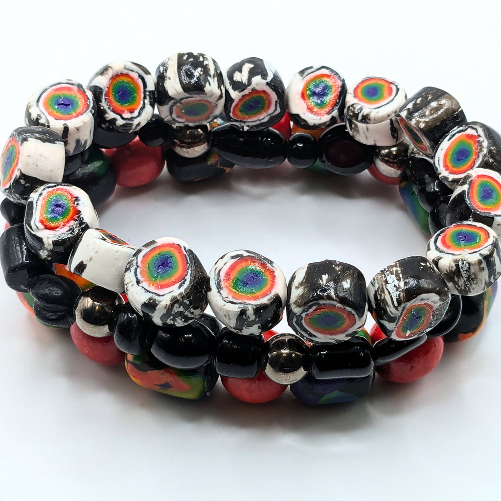 Beaded Bracelets for Women Trendy Jewelry Boho Beaded Stacked Bracelet image 2