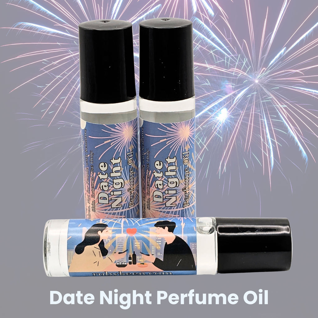 Date Night Perfume Oil | Romantic Peach, Vanilla Sugar and White Floral Scent image 0