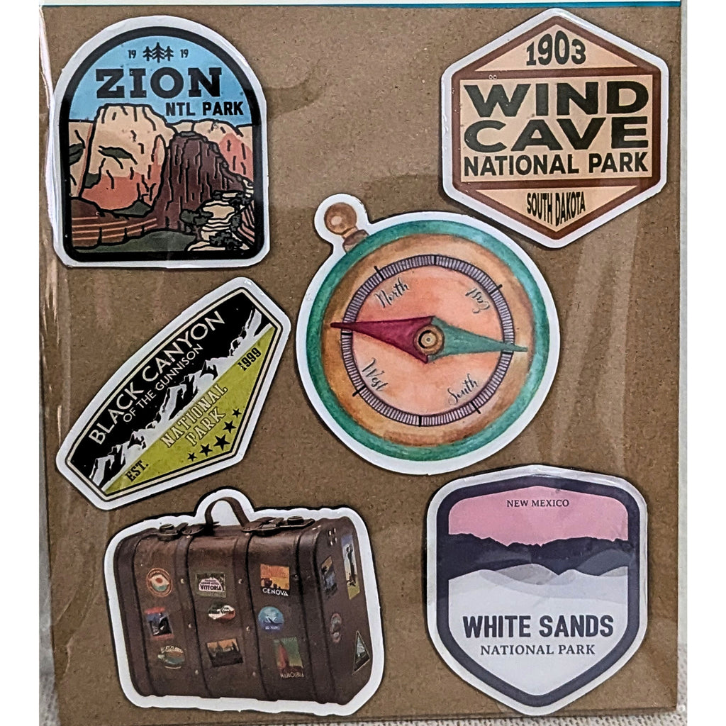 National Parks Fridge Magnets – Travel and Camping Decor - Road Trip image 1