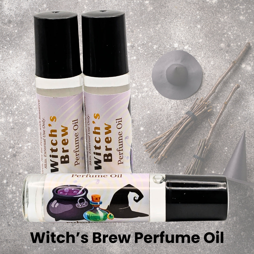 Witch's Brew Perfume Oil | Mystical Herbal Fragrance | Citrus & Clary Sage image 0