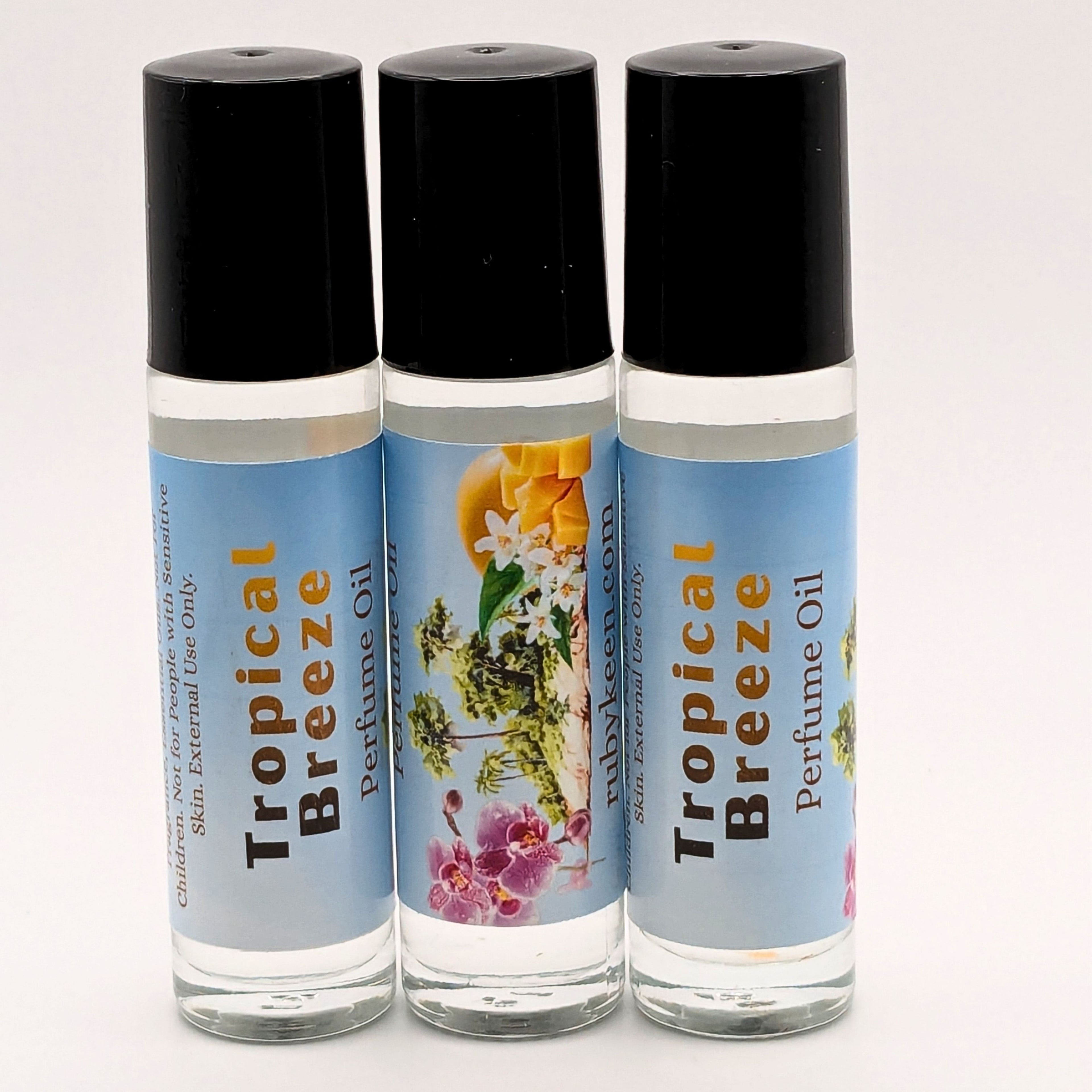 Tropical Breeze Perfume Oil | Summer Beach Fragrance | Orchid Rain image 5