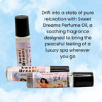 Sweet Dreams Perfume Oil | Sea Salt & Lavender Fragrance | Calming Spa Scent image 1