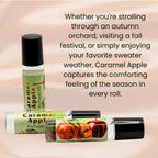 Caramel Apple Perfume Oil | Sweet Apple & Caramel Roll On Fragrance | 7 ml Gourmand Perfume