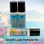 Amalfi Coast Perfume Oil | Citrus Sea Breeze Fragrance | 7 ml Roll On Perfume image 0