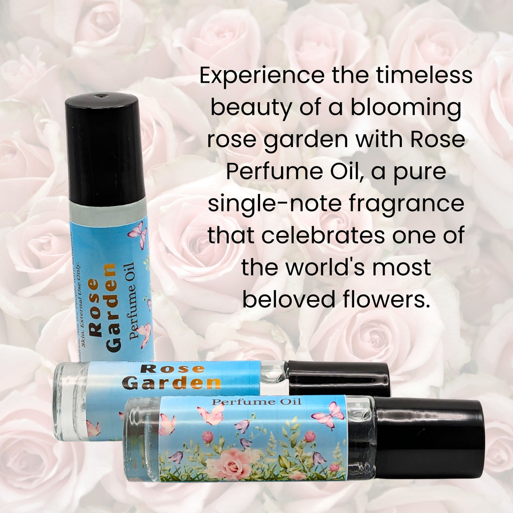 Rose Perfume Oil | Single Note Rose Fragrance | Classic Floral Roll-On Perfume image 1