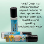 Amalfi Coast Perfume Oil | Citrus Sea Breeze Fragrance | 7 ml Roll On Perfume image 1