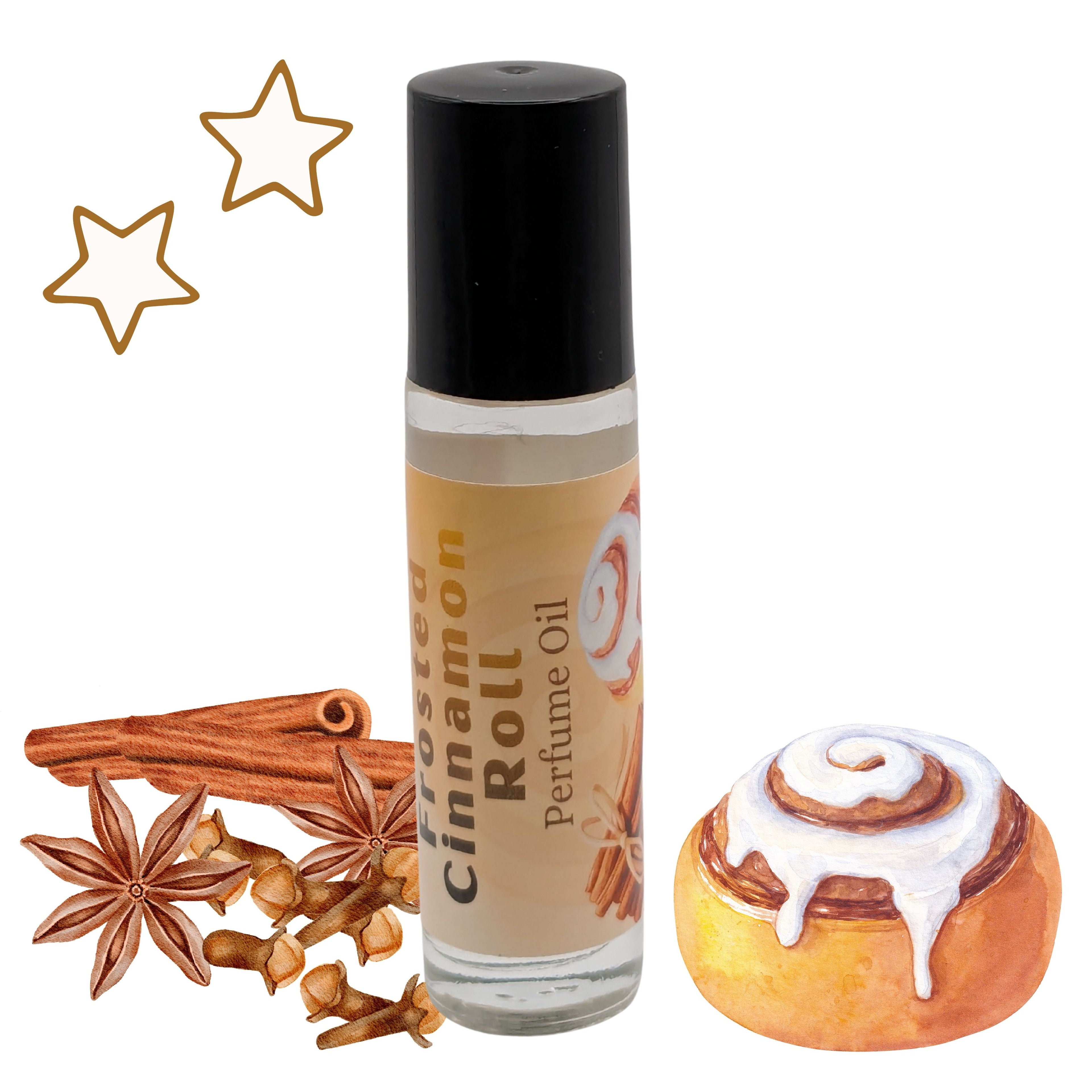 Frosted Cinnamon Bun Perfume Oil | Sweet Bakery Roll On Fragrance | 7 ml image 2