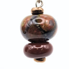 Burnt Orange Dangle Earrings image 1