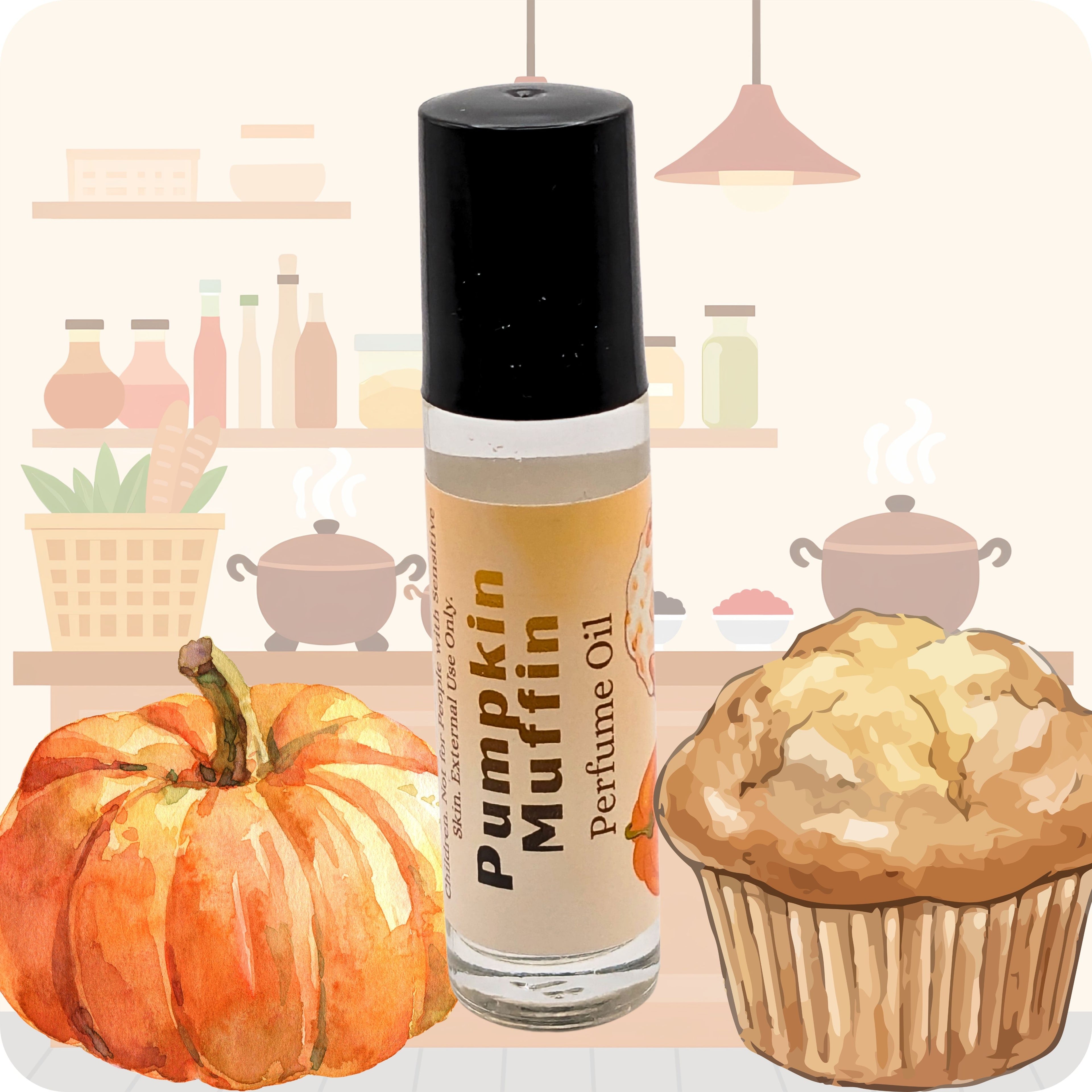 Pumpkin Muffin Perfume Oil | Pumpkin Bakery Fragrance image 5