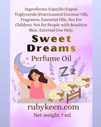 Sweet Dreams Perfume Oil | Sea Salt & Lavender Fragrance | Calming Spa Scent image 5