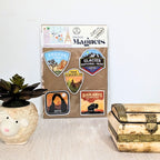 Travel Fridge Magnets – National Parks Camping Decor – Road Trip Kitchen Magnets image 2