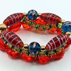 Beaded Bracelets for Women Trendy Jewelry Boho Beaded 3 Stacked Set image 0