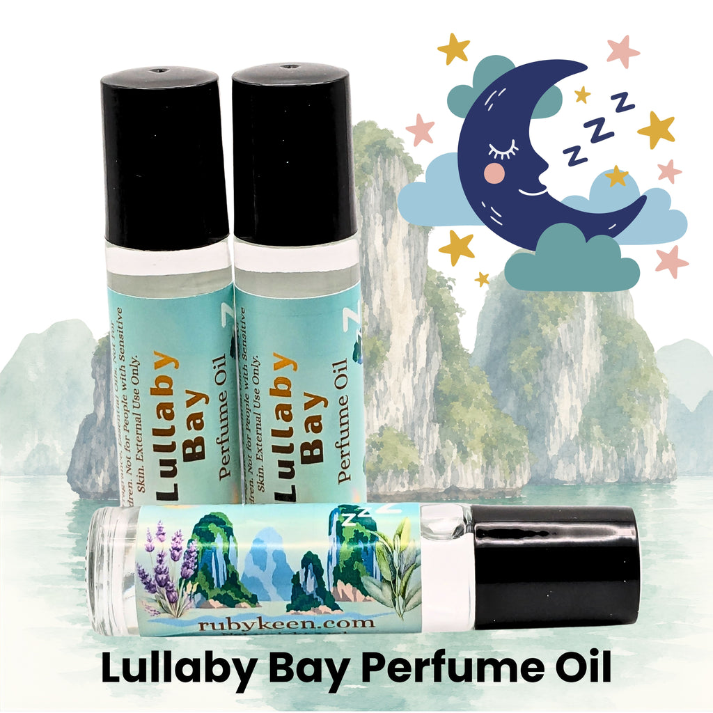 Lullaby Bay Perfume Oil | Sea Salt, Clary Sage & Lavender Fragrance Roll-On 7ml image 0