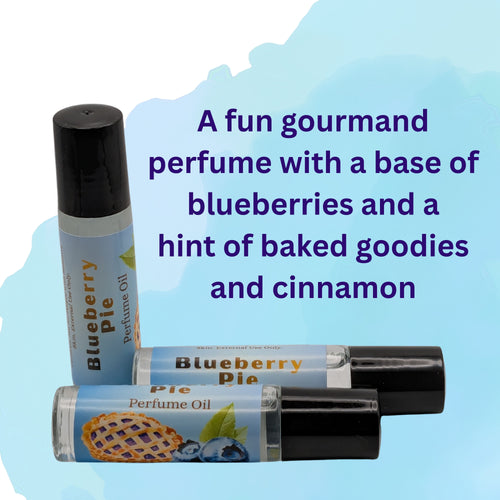 Blueberry Pie Perfume Oil | Gourmand Baked Goodies, Vanilla And Cinnamon Scent | image 1