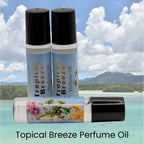 Tropical Breeze Perfume Oil | Summer Beach Fragrance | Orchid Rain image 0