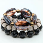 Mixed Beaded Bracelets for Women Jewelry Boho Beaded 3 Stacked Set image 3