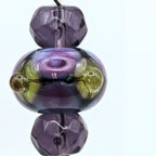 Purple And Lime Dangle Earrings image 2