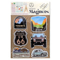 Travel Fridge Magnets – National Parks Camping Decor – Road Trip Kitchen Magnets image 0