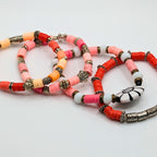 Beaded Bracelets for Women Trendy Jewelry Boho Beaded 4 Stacked Set image 2